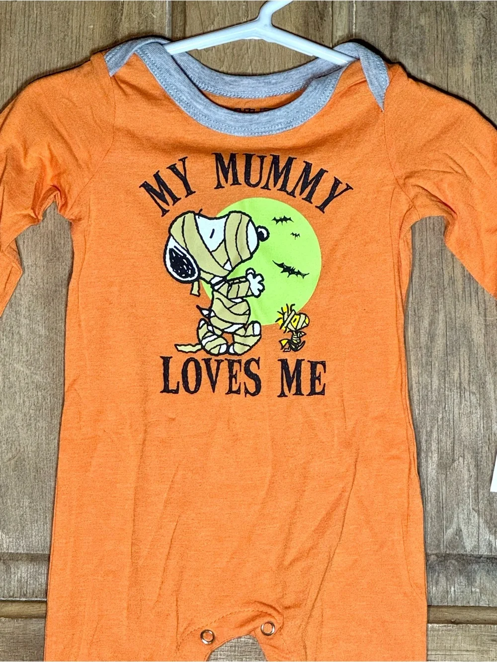 New Peanuts Halloween bodysuit Newborn